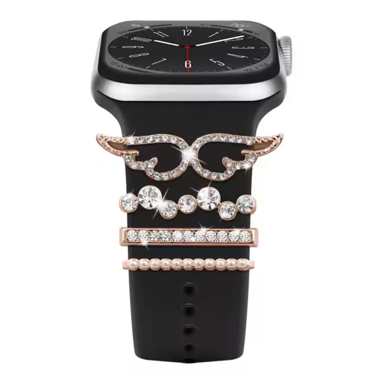 bandkult Apple Watch Charms "Diamond Wings" - Roségold