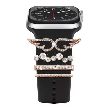 bandkult Apple Watch Charms "Diamond Wings" - Roségold