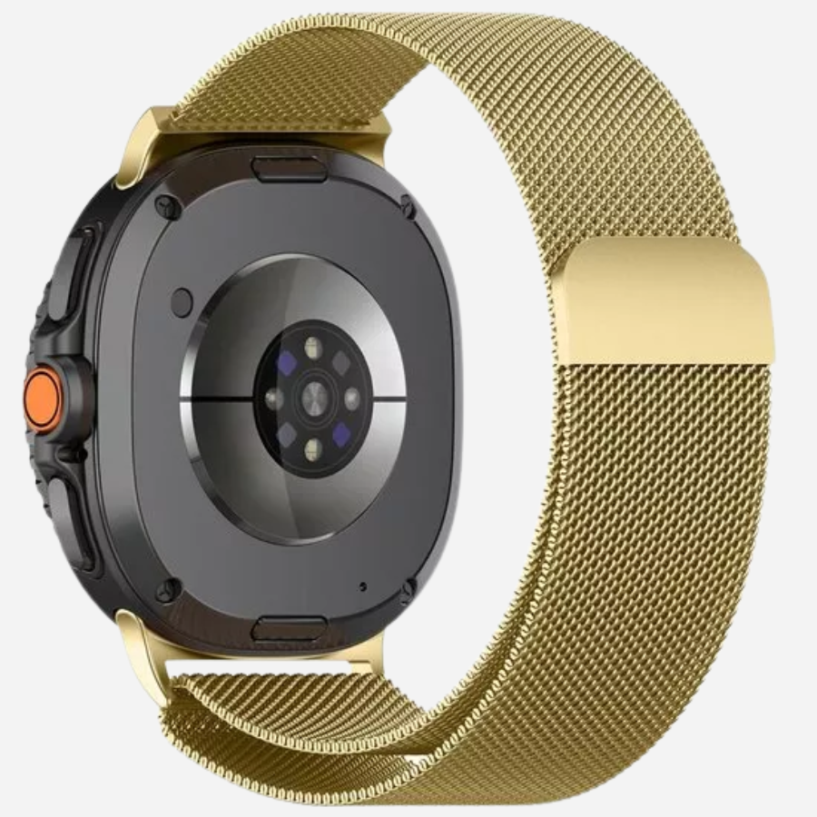 Bandkult Galaxy Watch 8 Classic Milanese Armband Armband (Gold)