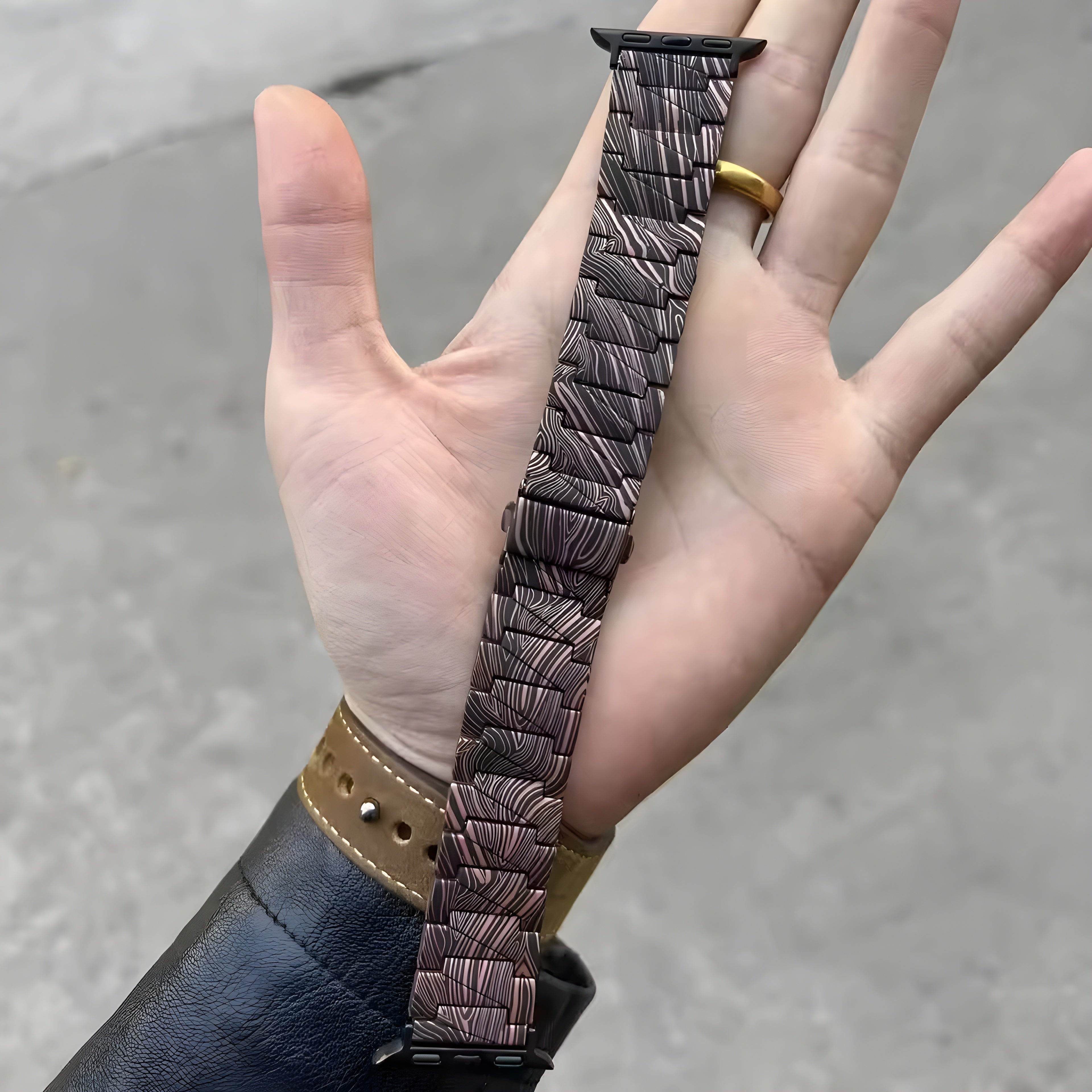 CarbonEdge™ – Premium Kohlefaser-Muster Armband für Apple Watch (Ultra, Series 3–9, SE)