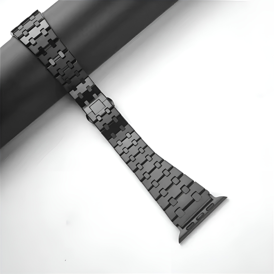 TitanLink™ – Klassisches Edelstahl-Armband für Apple Watch – Für Series 3–11, SE (1.–3. Gen.), Ultra, Ultra 2 & Ultra 3