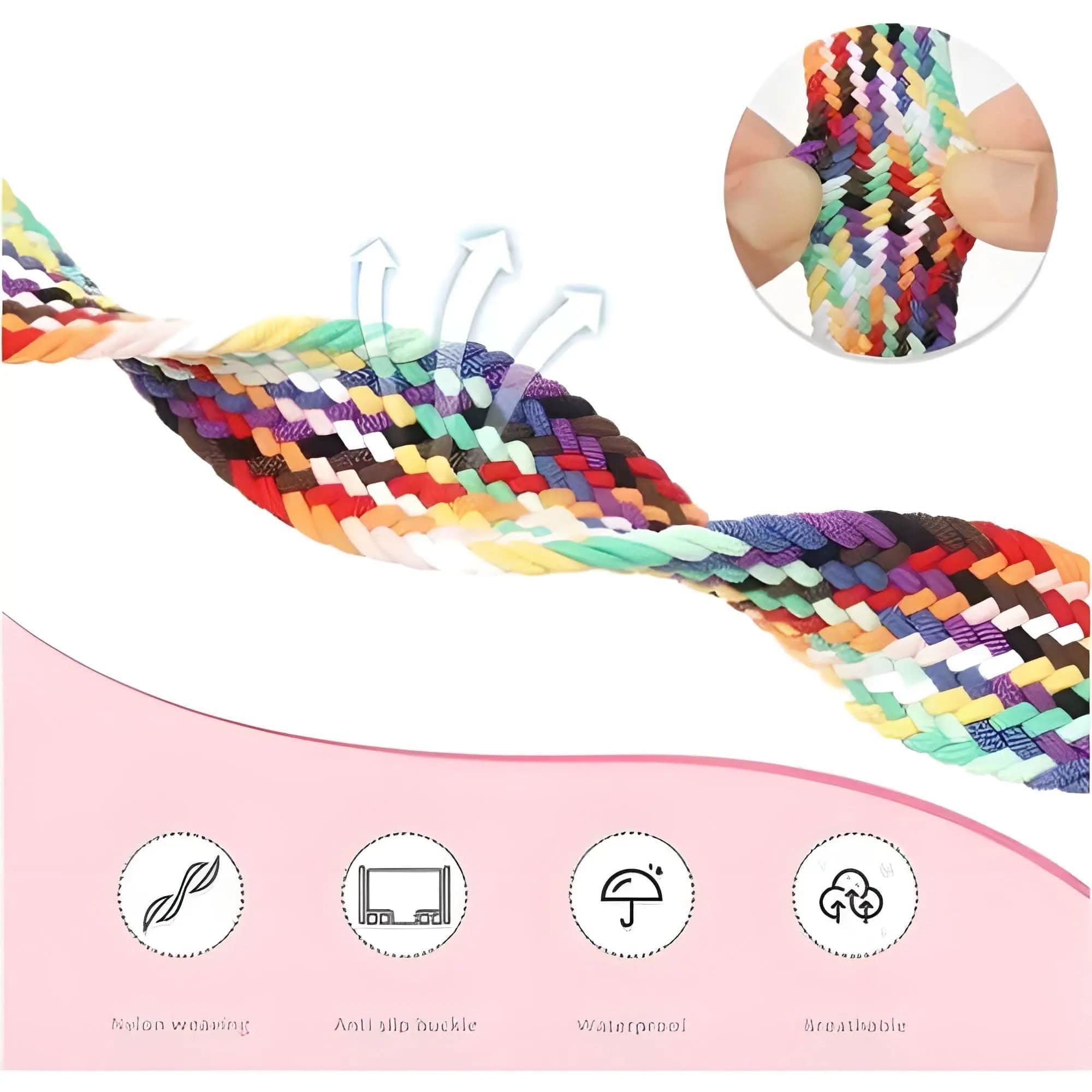 bandkult Braided Mag Nylon Apple Watch Armband Magnetverschluss bandkult