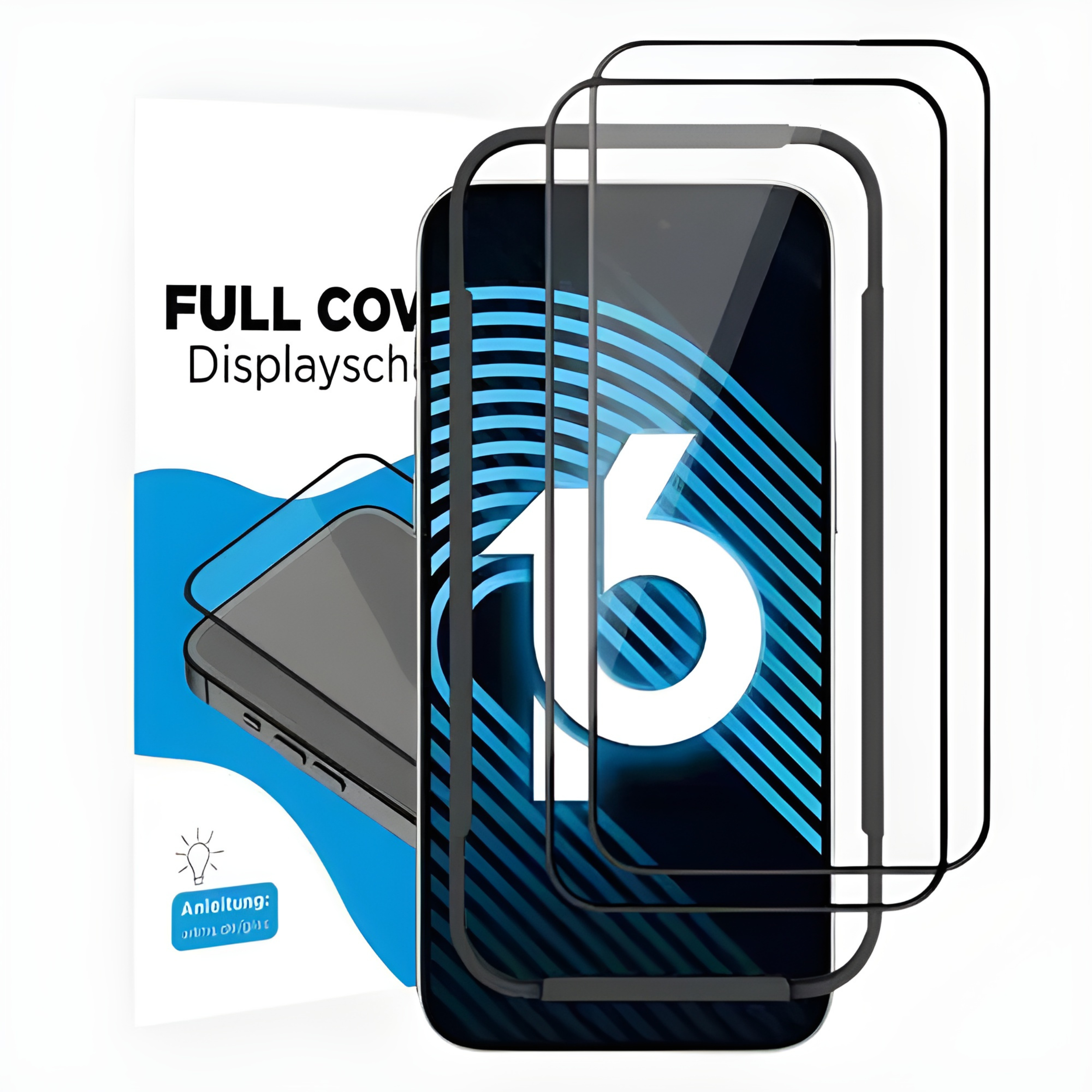 bandkult iPhone 16 Pro Displayschutz GLAS - hüllenfreundlich bandkult