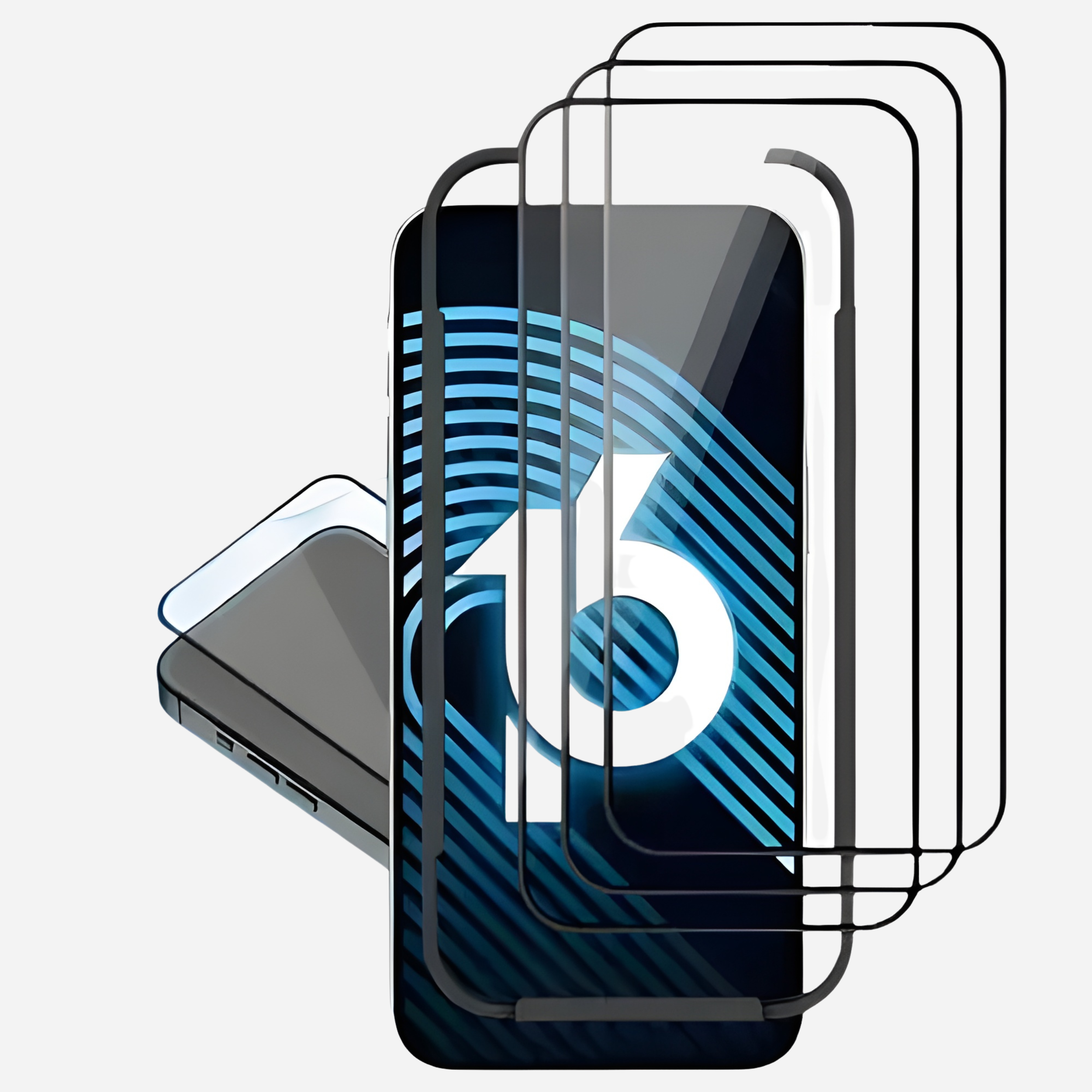 bandkult iPhone 16 Plus Displayschutz GLAS - hüllenfreundlich bandkult