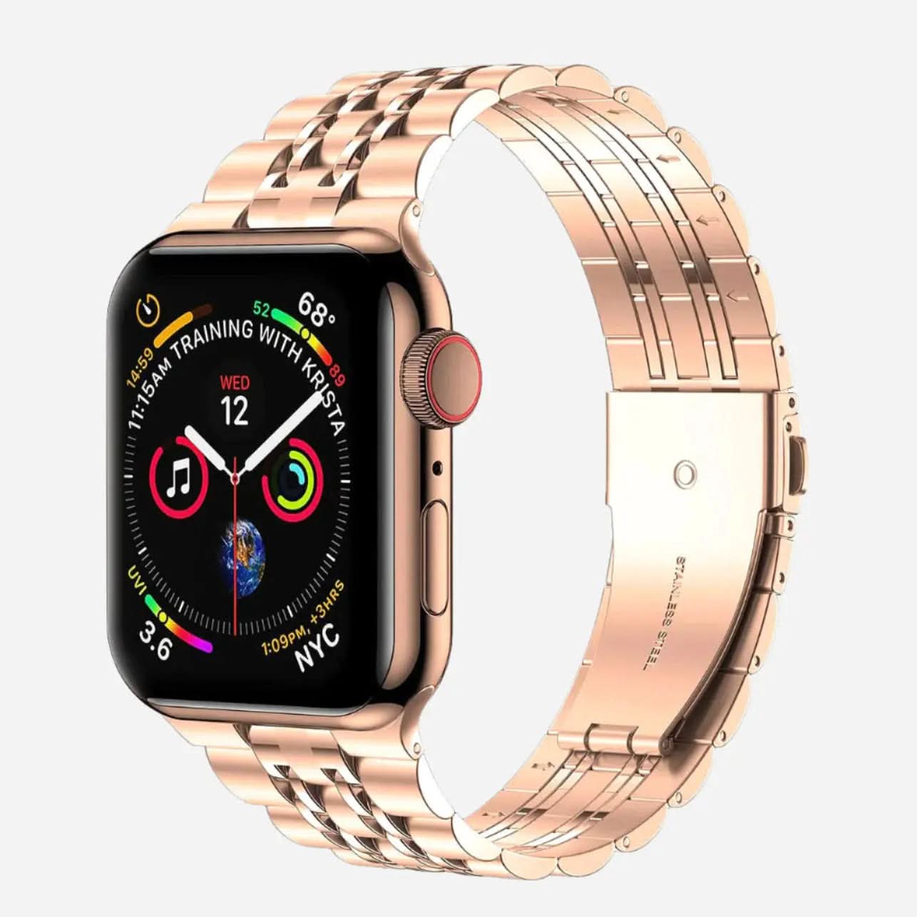 MillesTECband Apple Watch Gliederarmband "Ember" - MillesTEC
