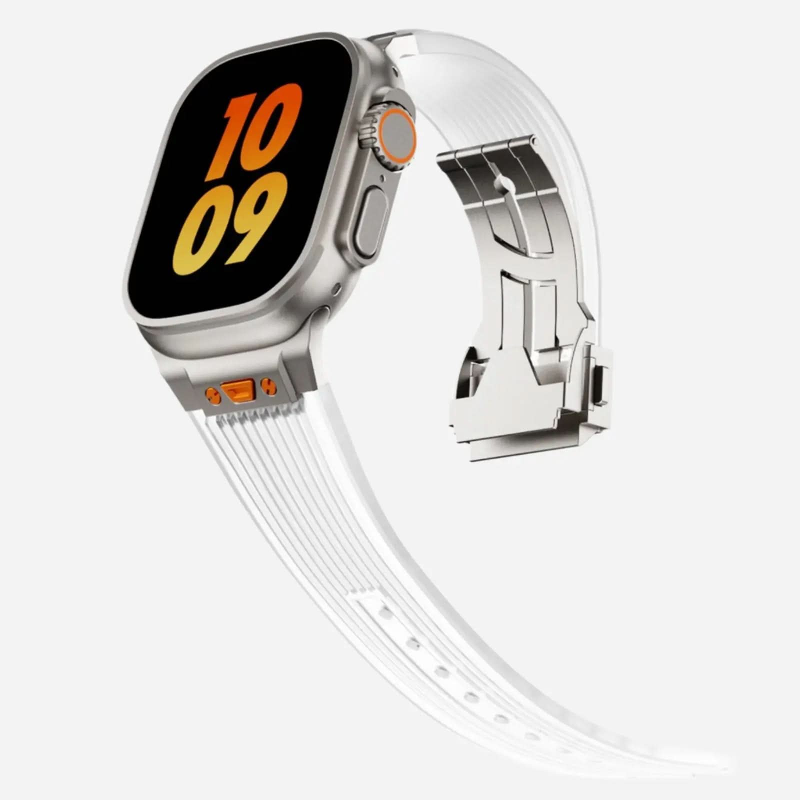 MillesTECband Apple Watch Silikonarmband „ICE“ - MillesTEC
