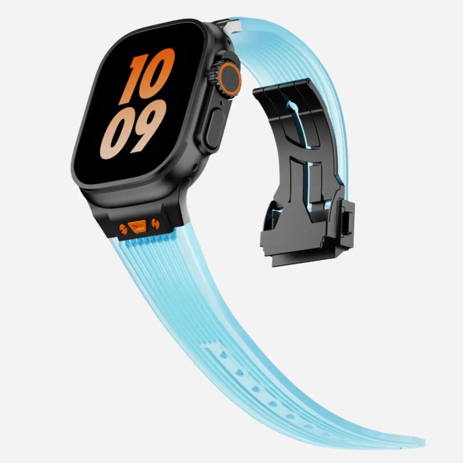 MillesTECband Apple Watch Silikonarmband „ICE“ - MillesTEC