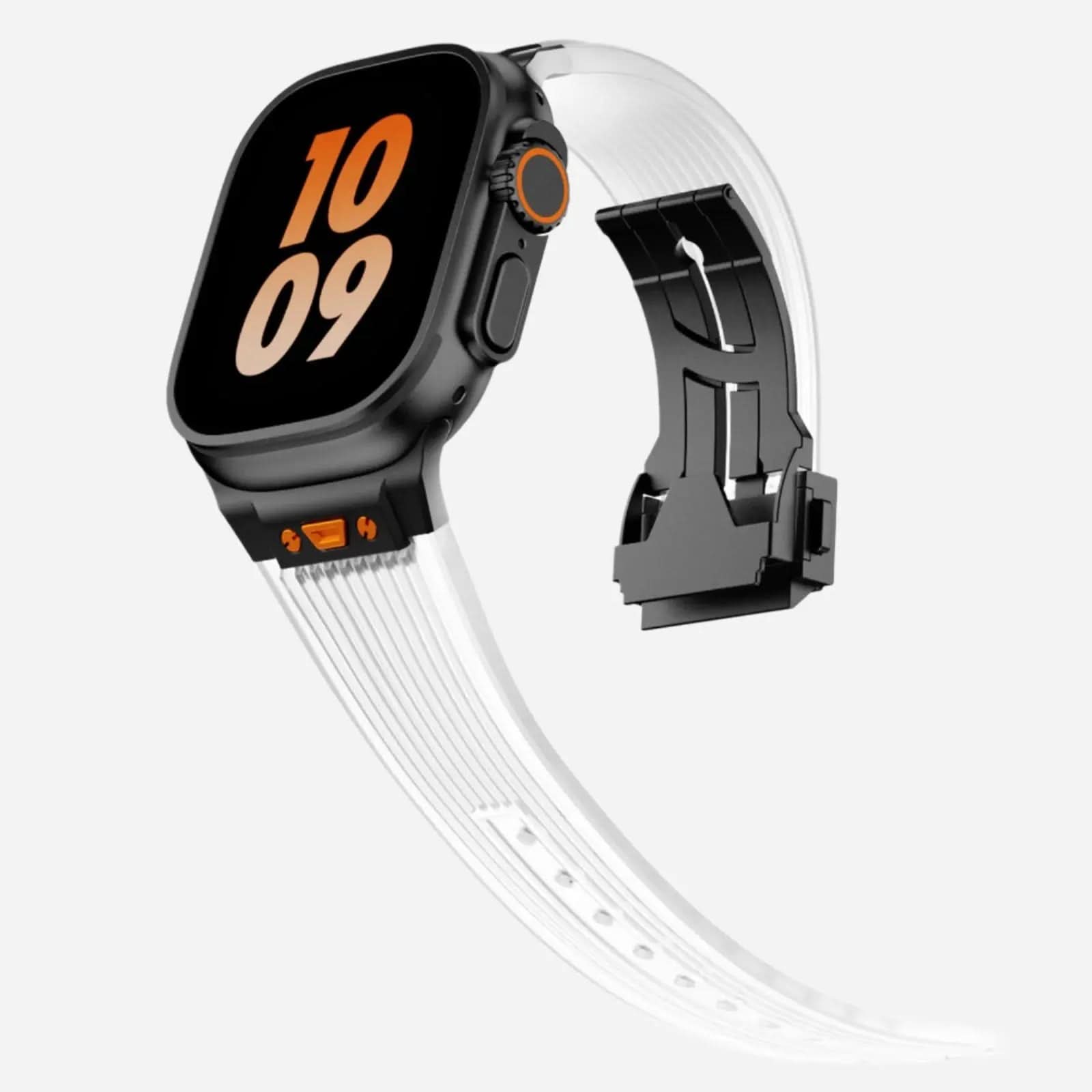 MillesTECband Apple Watch Silikonarmband „ICE“ - MillesTEC