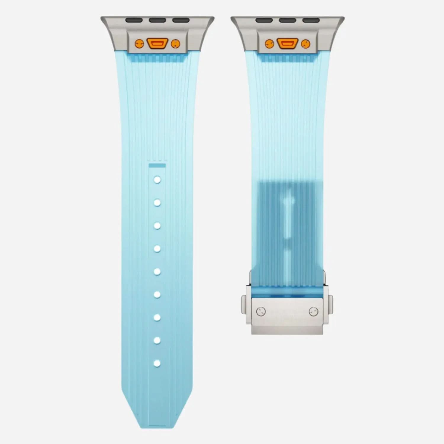 MillesTECband Apple Watch Silikonarmband „ICE“ - MillesTEC