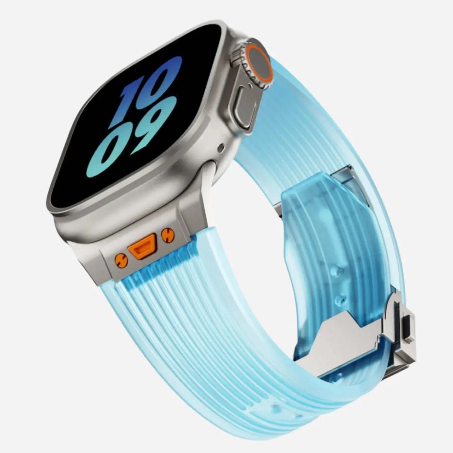 MillesTECband Apple Watch Silikonarmband „ICE“ - MillesTEC