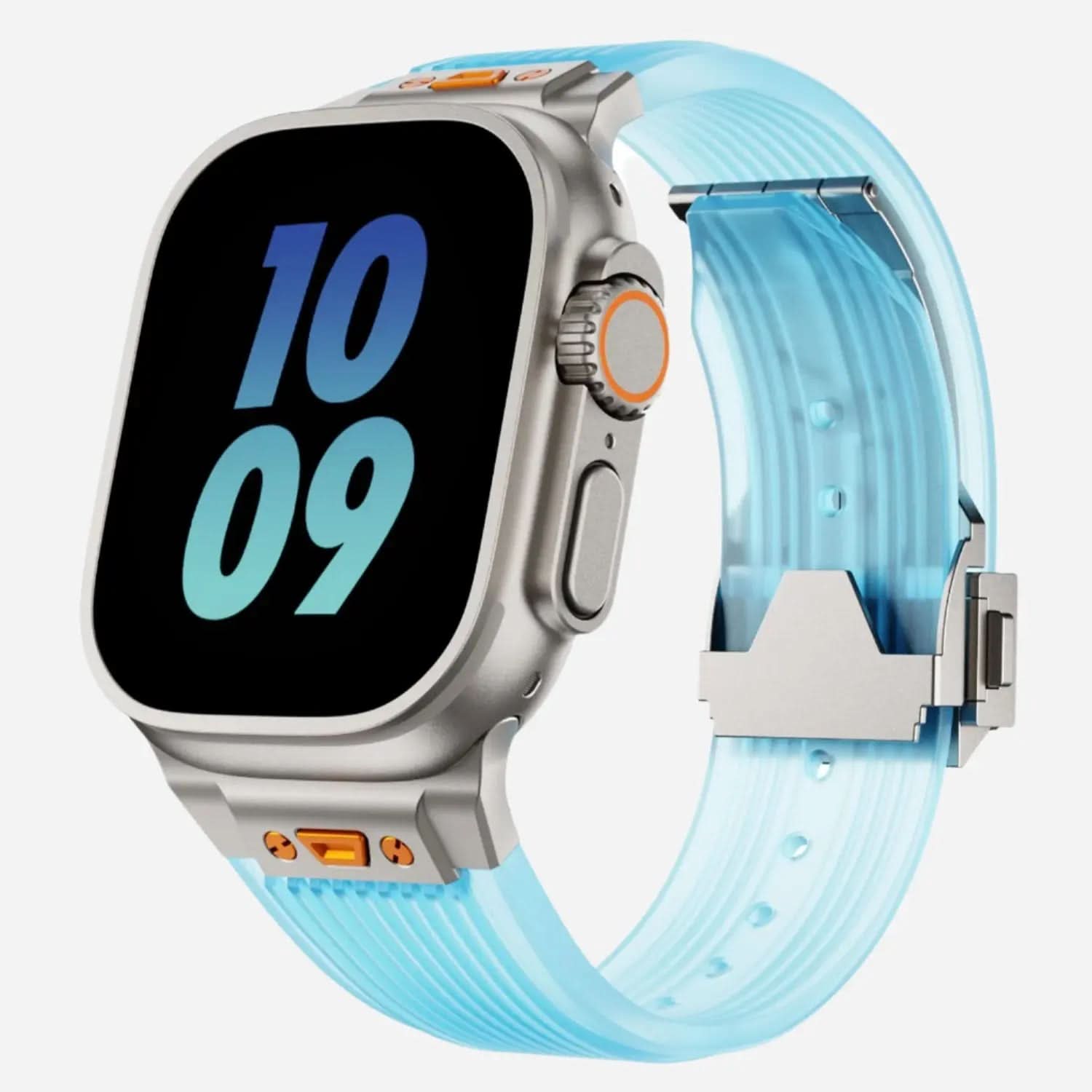 MillesTECband Apple Watch Silikonarmband „ICE“ - MillesTEC