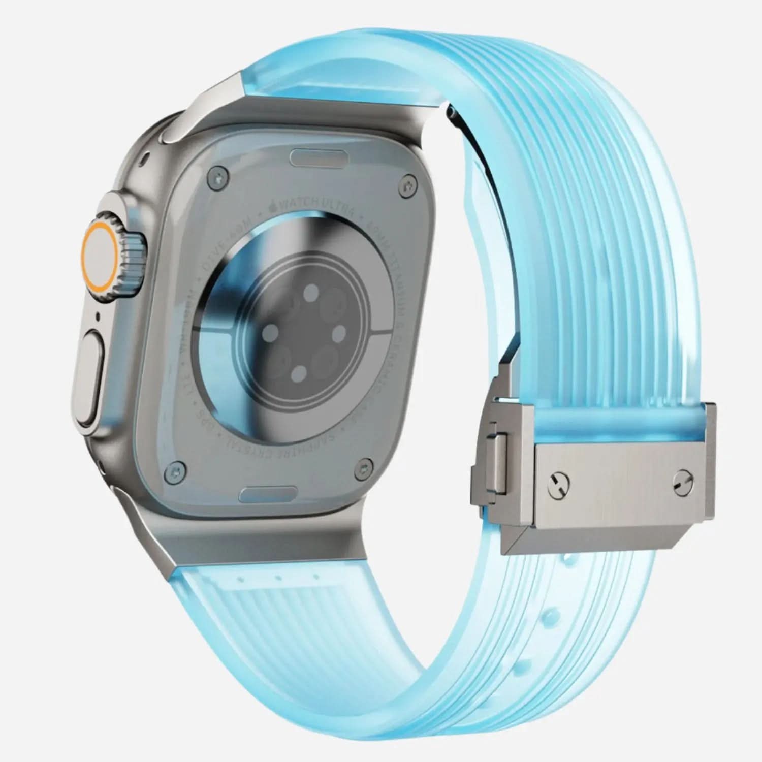 MillesTECband Apple Watch Silikonarmband „ICE“ - MillesTEC