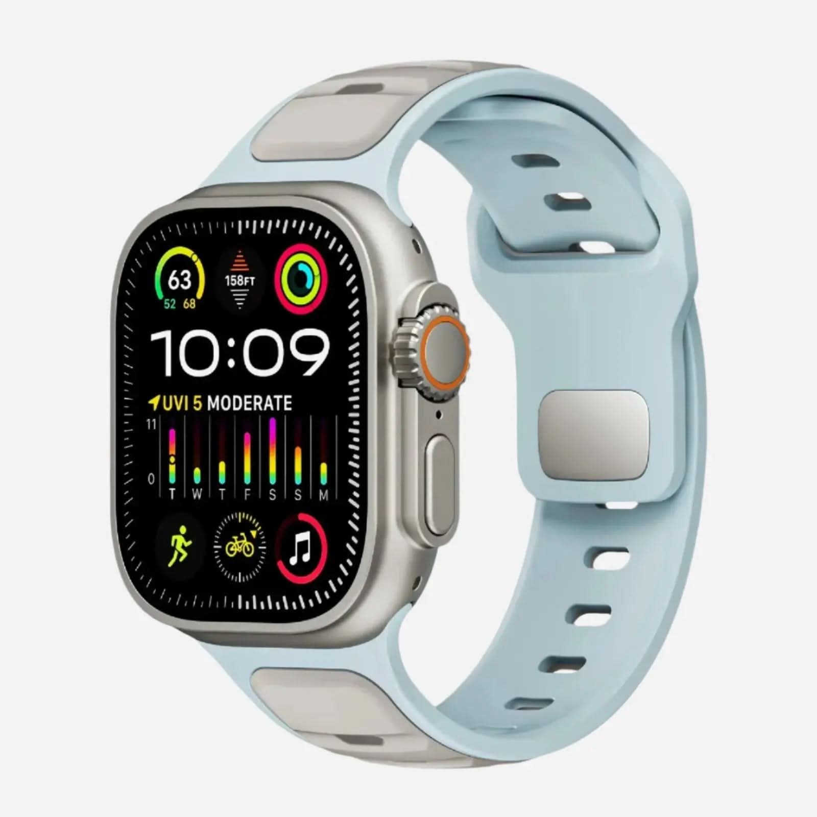 MillesTECband Apple Watch Silikonarmband „Swift“ MillesTEC