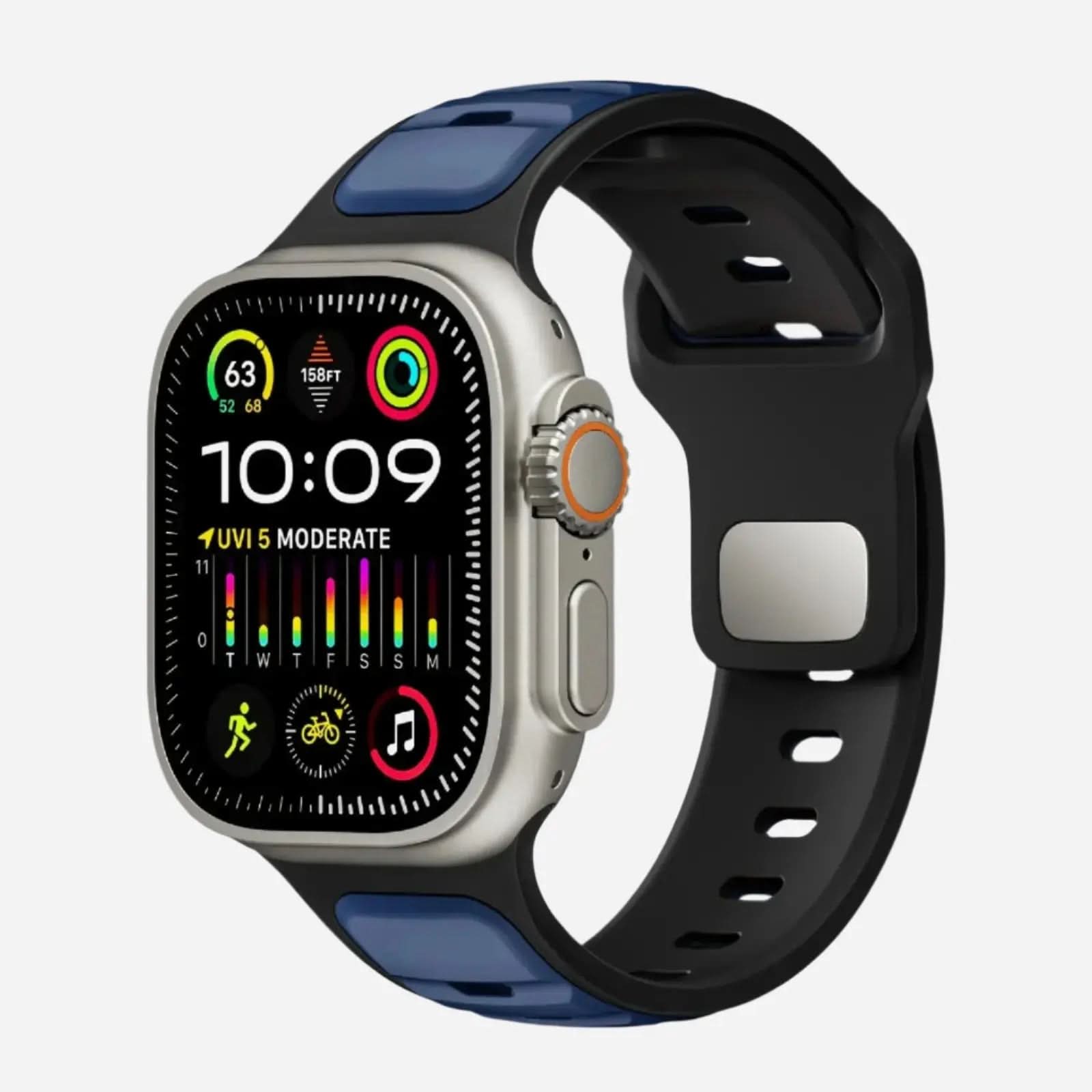 MillesTECband Apple Watch Silikonarmband „Swift“ MillesTEC