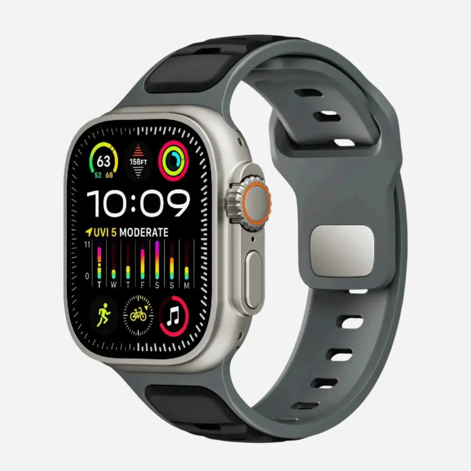 MillesTECband Apple Watch Silikonarmband „Swift“ MillesTEC