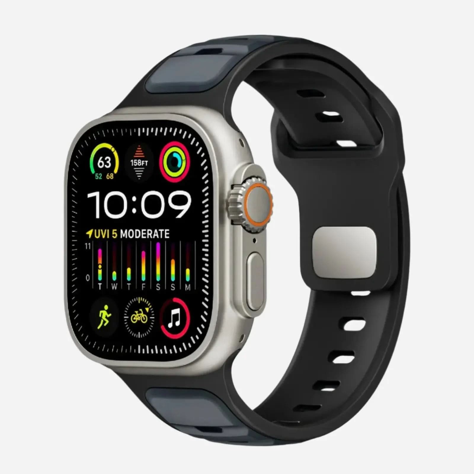 MillesTECband Apple Watch Silikonarmband „Swift“ MillesTEC