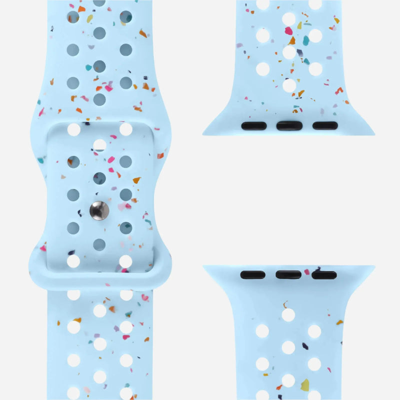 bandkult Apple Watch Silikonarmband "Carnival" – zweite Ansicht