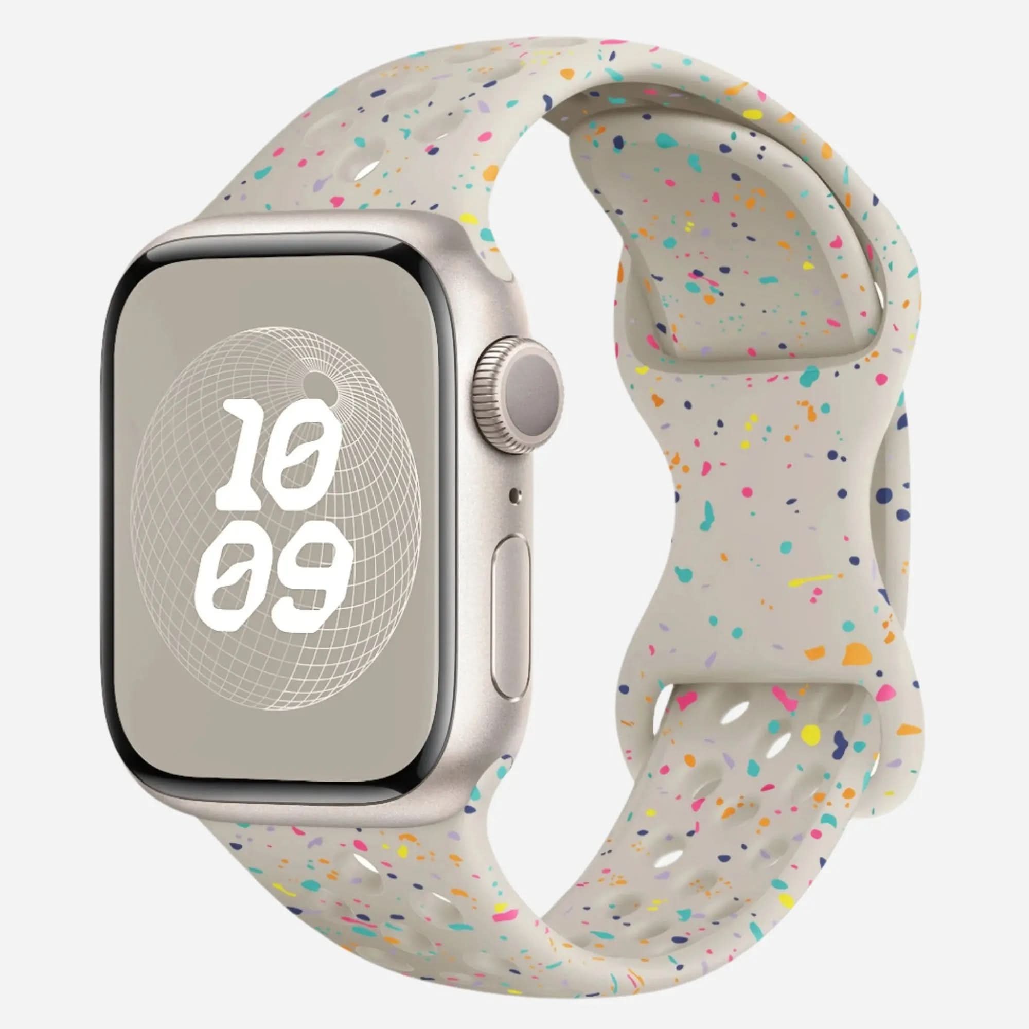 MillesTECband Apple Watch silicone wristband "Carnival" MillesTEC
