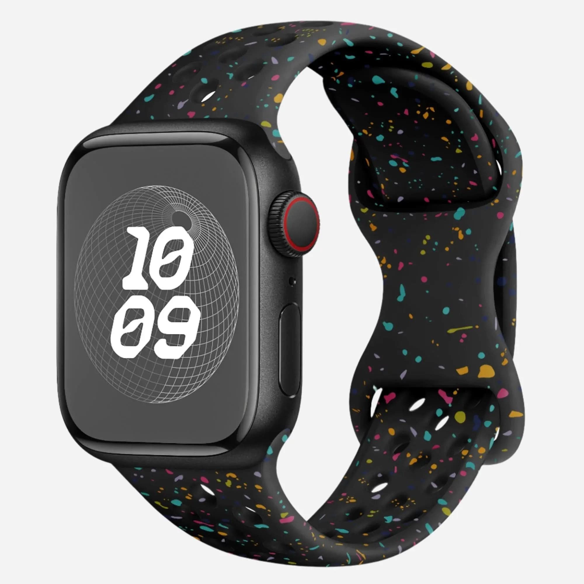 MillesTECband Apple Watch silicone wristband "Carnival" MillesTEC