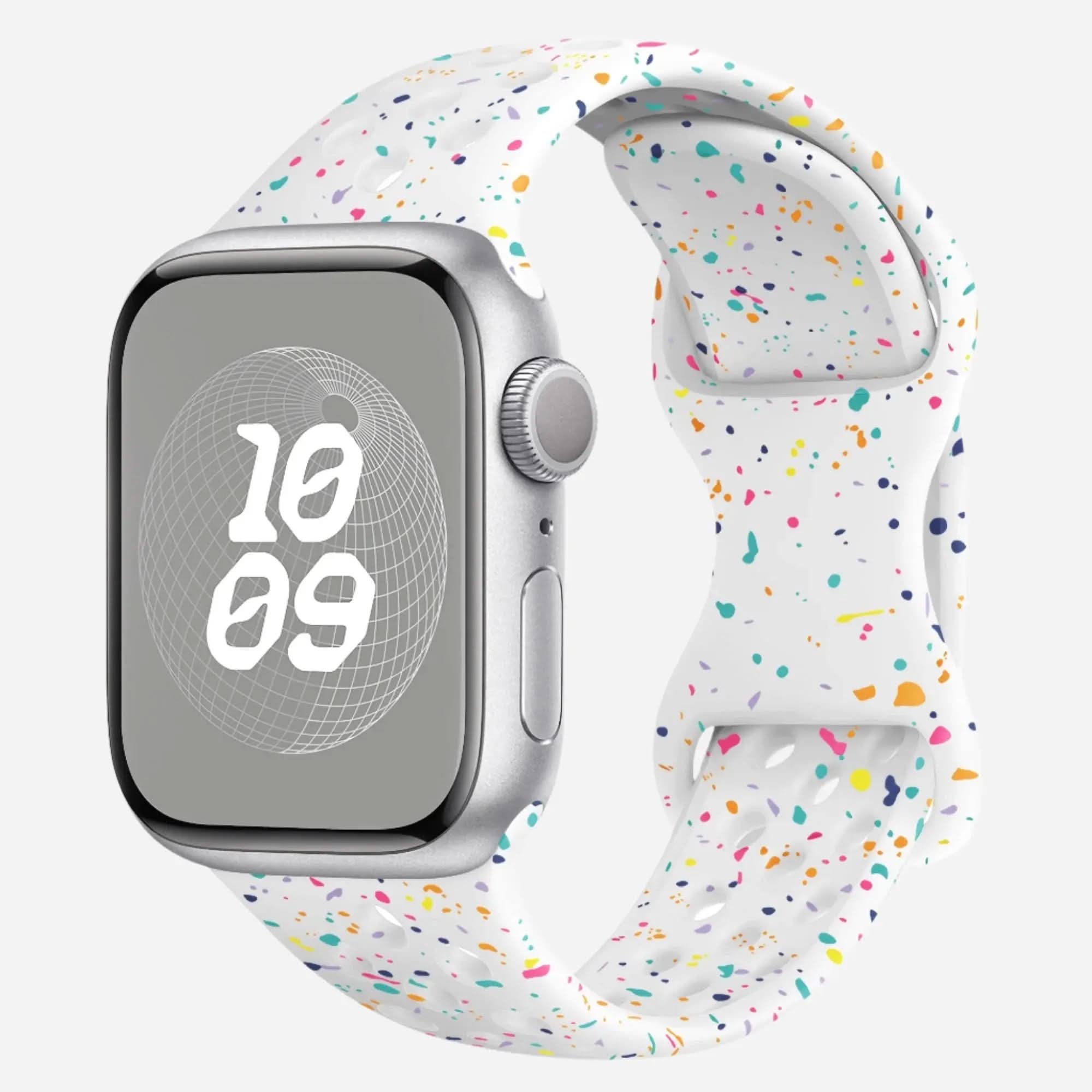 MillesTECband Apple Watch silicone wristband "Carnival" MillesTEC
