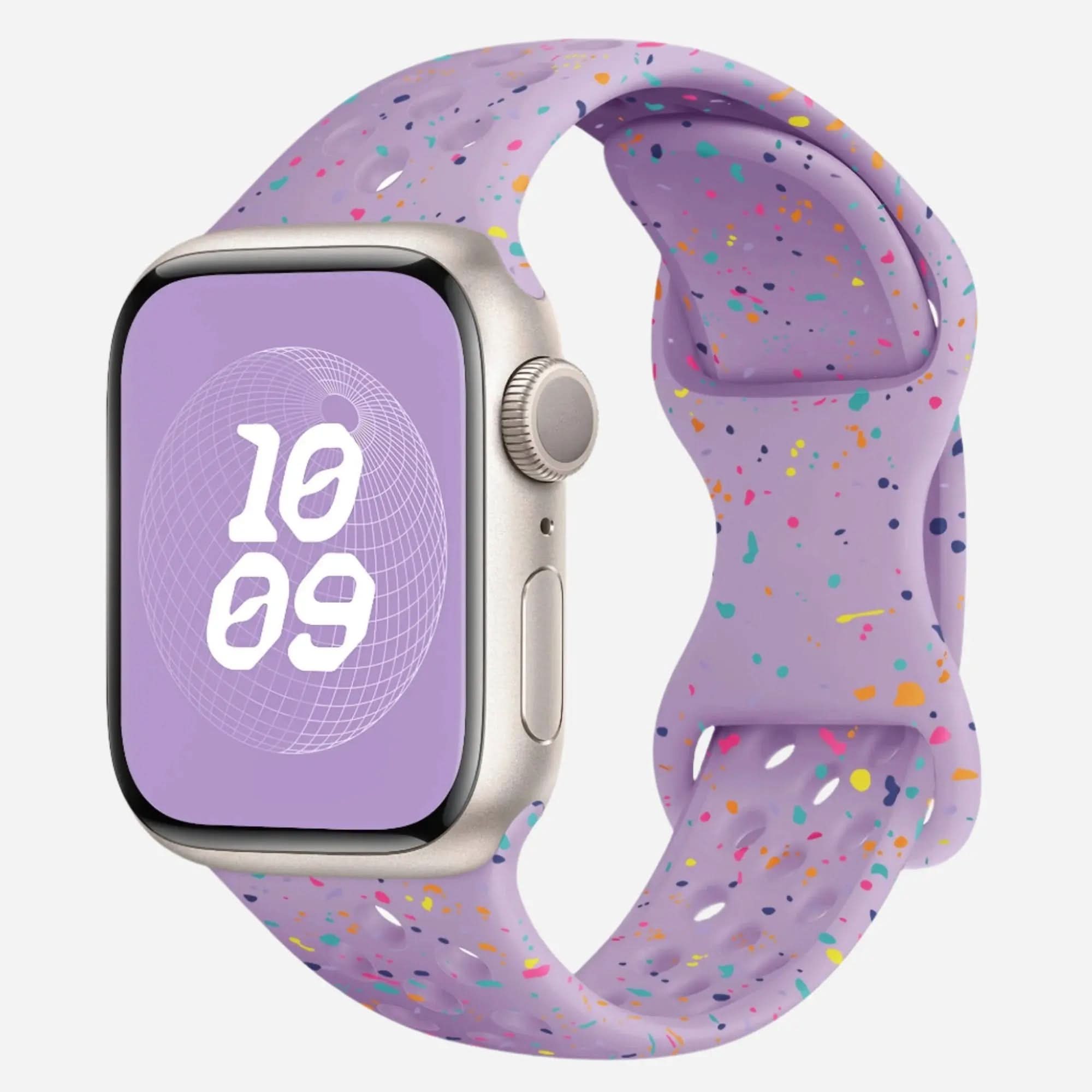MillesTECband Apple Watch silicone wristband "Carnival" MillesTEC