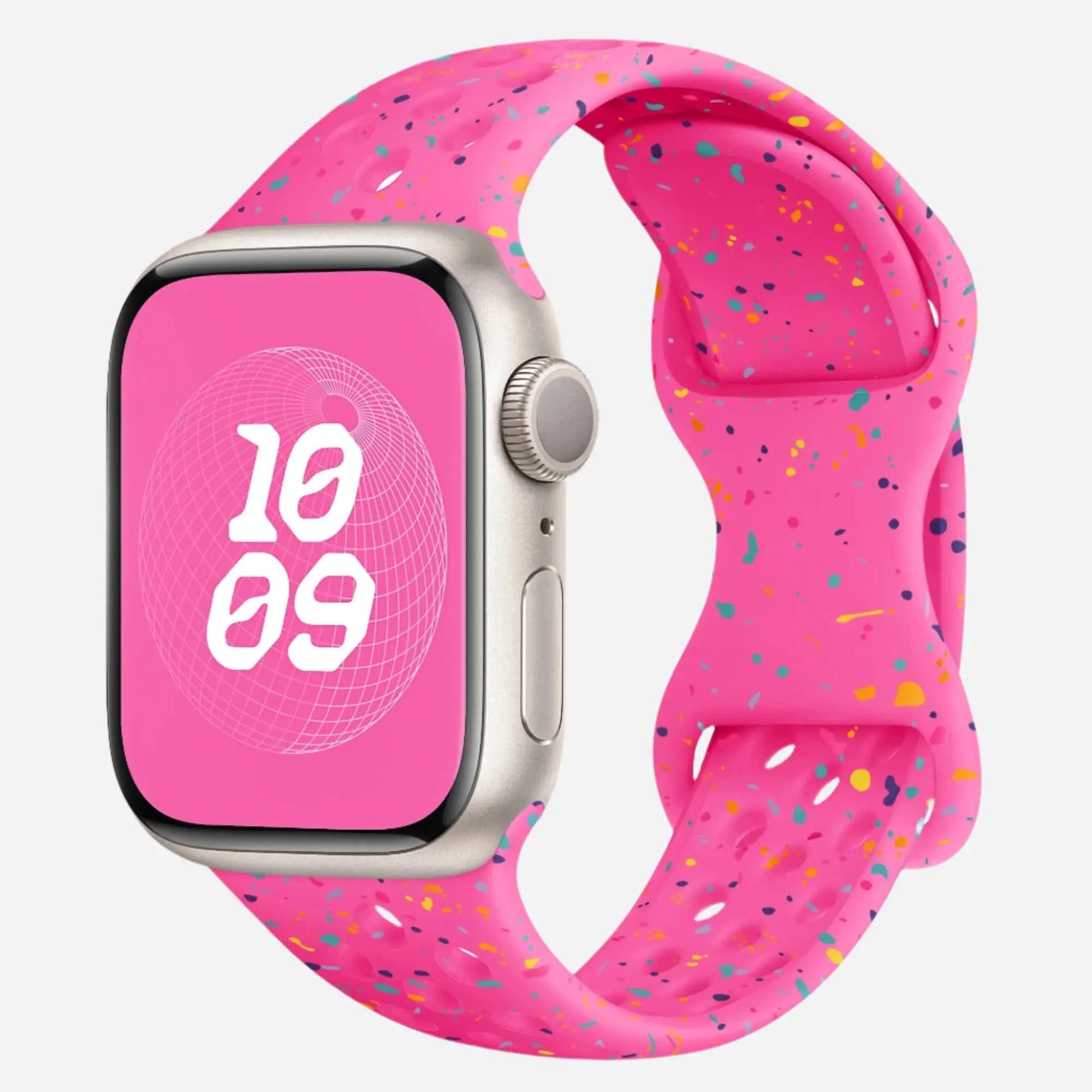 MillesTECband Apple Watch silicone wristband "Carnival" MillesTEC