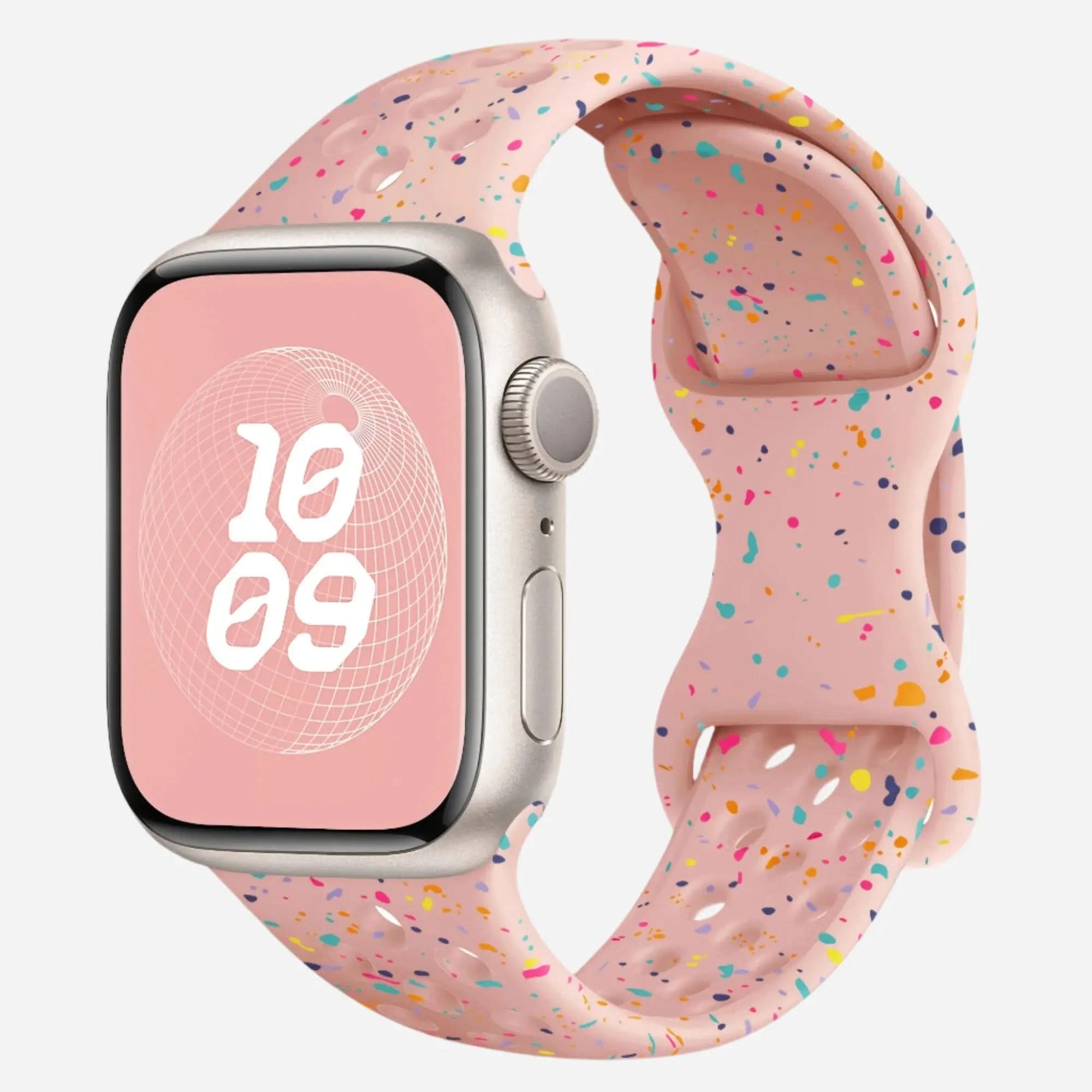 MillesTECband Apple Watch silicone wristband "Carnival" MillesTEC