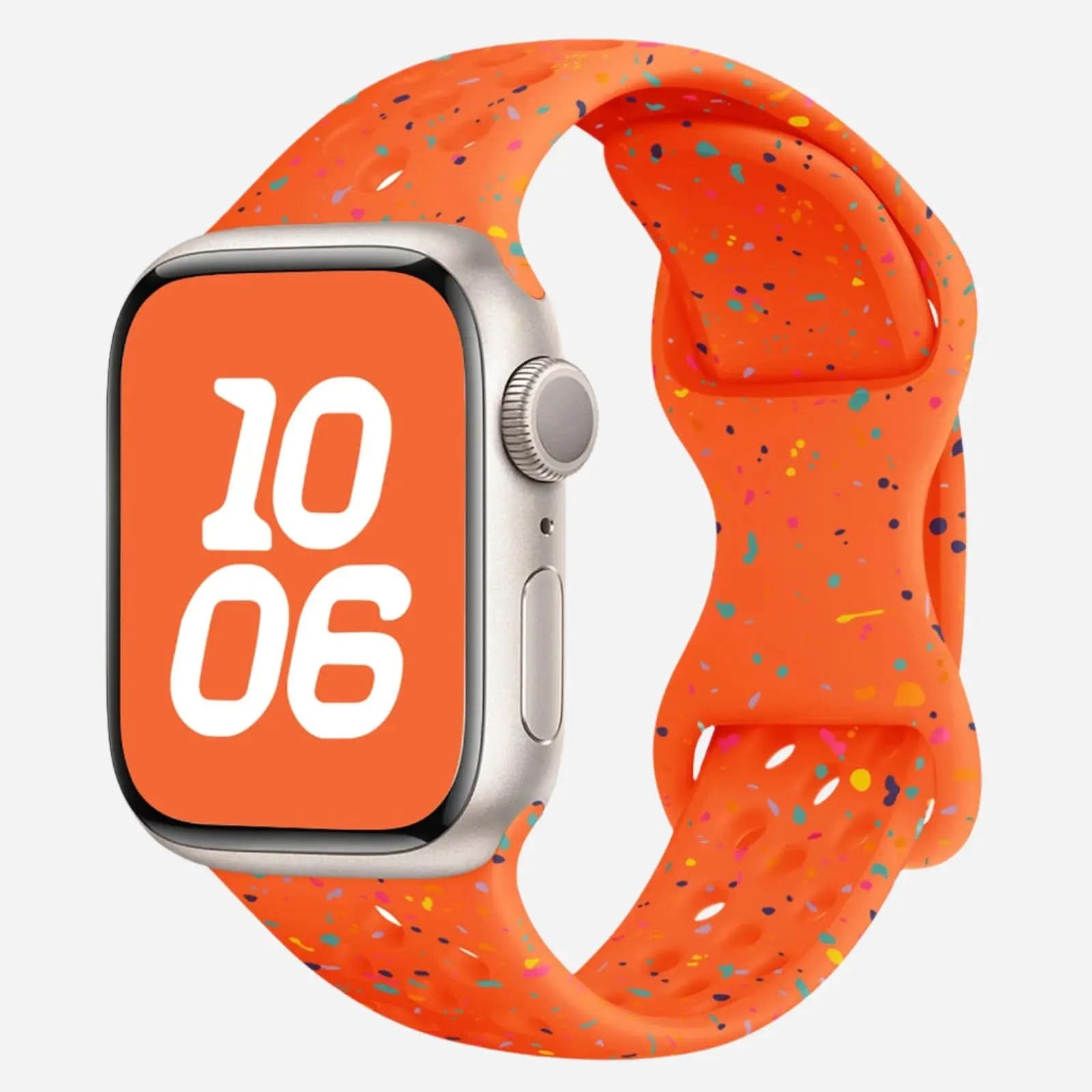MillesTECband Apple Watch silicone wristband "Carnival" MillesTEC