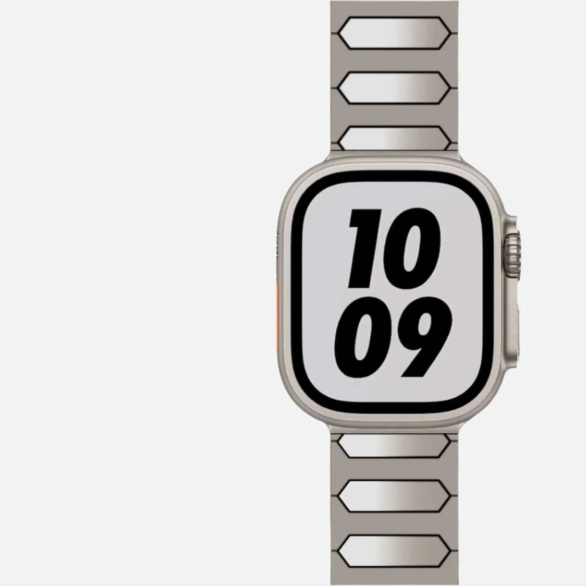MillesTECband Apple Watch Ultra titanium bracelet "Zephyr" - MillesTEC