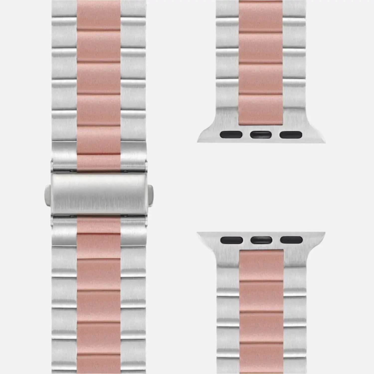 MillesTECband Apple Watch Gliederarmband "Arctica" MillesTEC