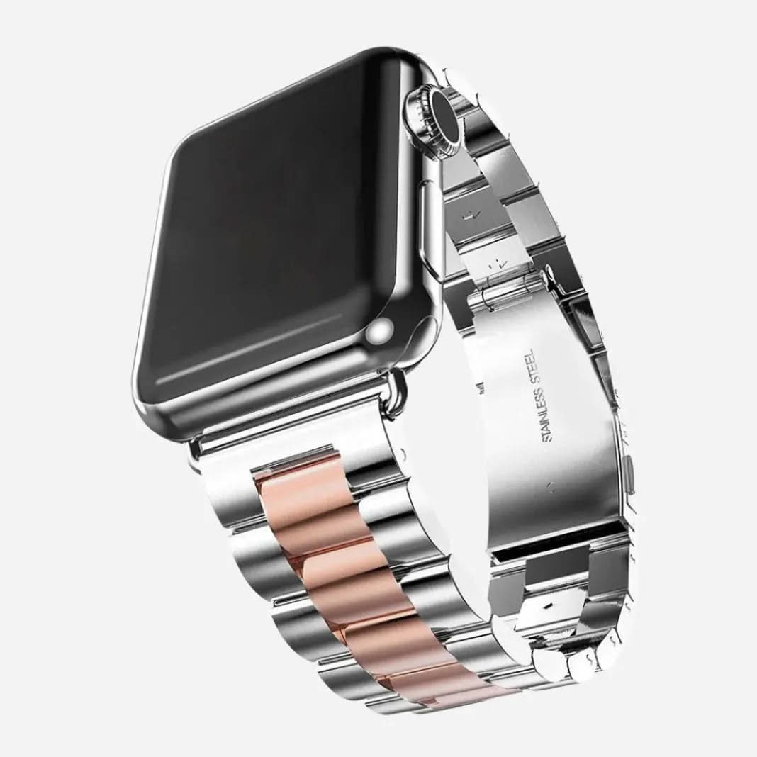 MillesTECband Apple Watch Gliederarmband "Arctica" MillesTEC
