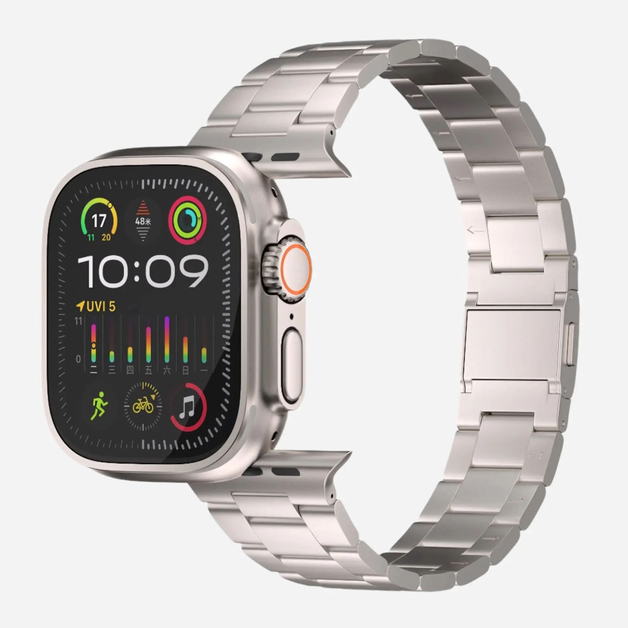 MillesTECband Apple Watch Gliederarmband "Flex" - MillesTEC