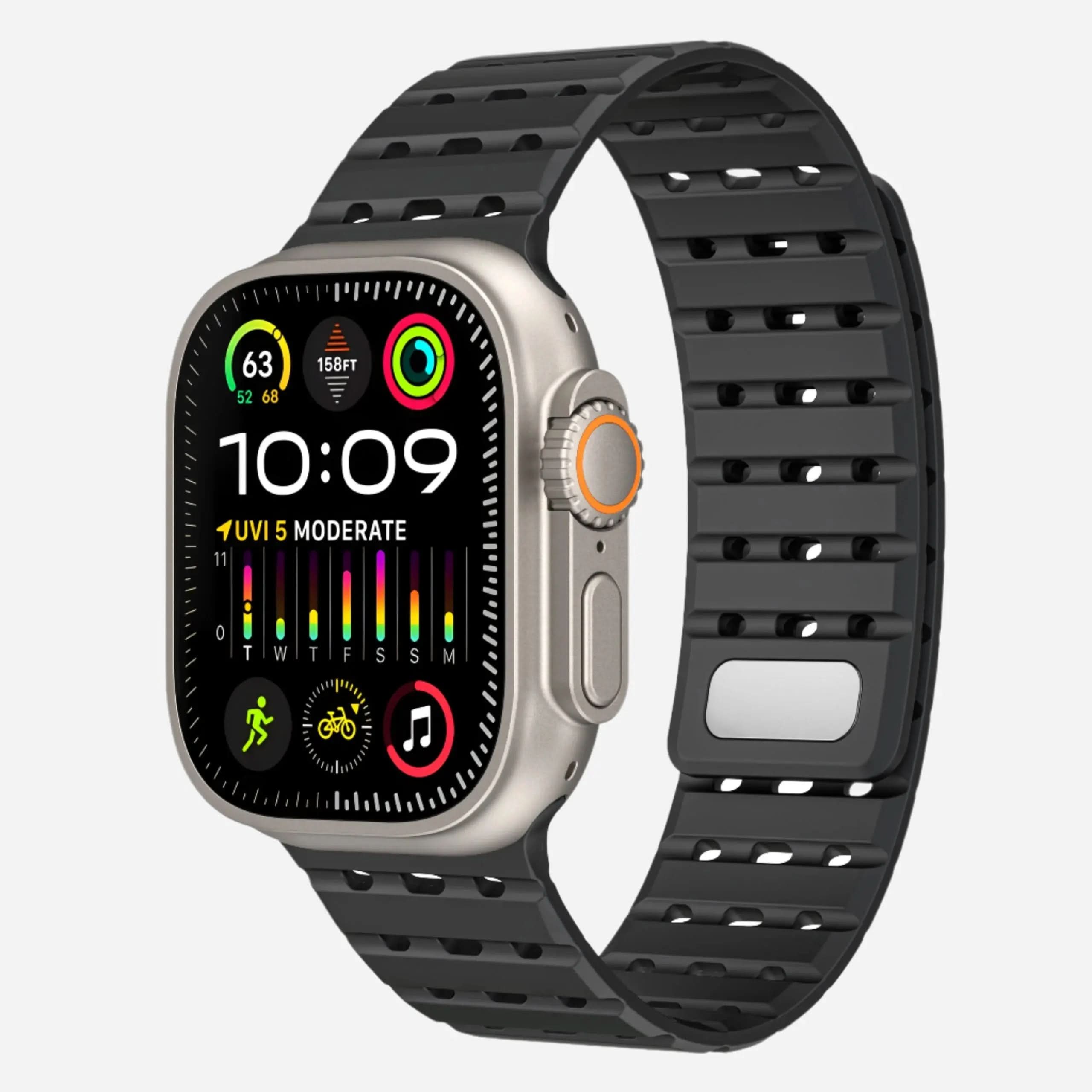 MillesTECband Apple Watch magnetisches Silikonarmband „Horizon“ - MillesTEC