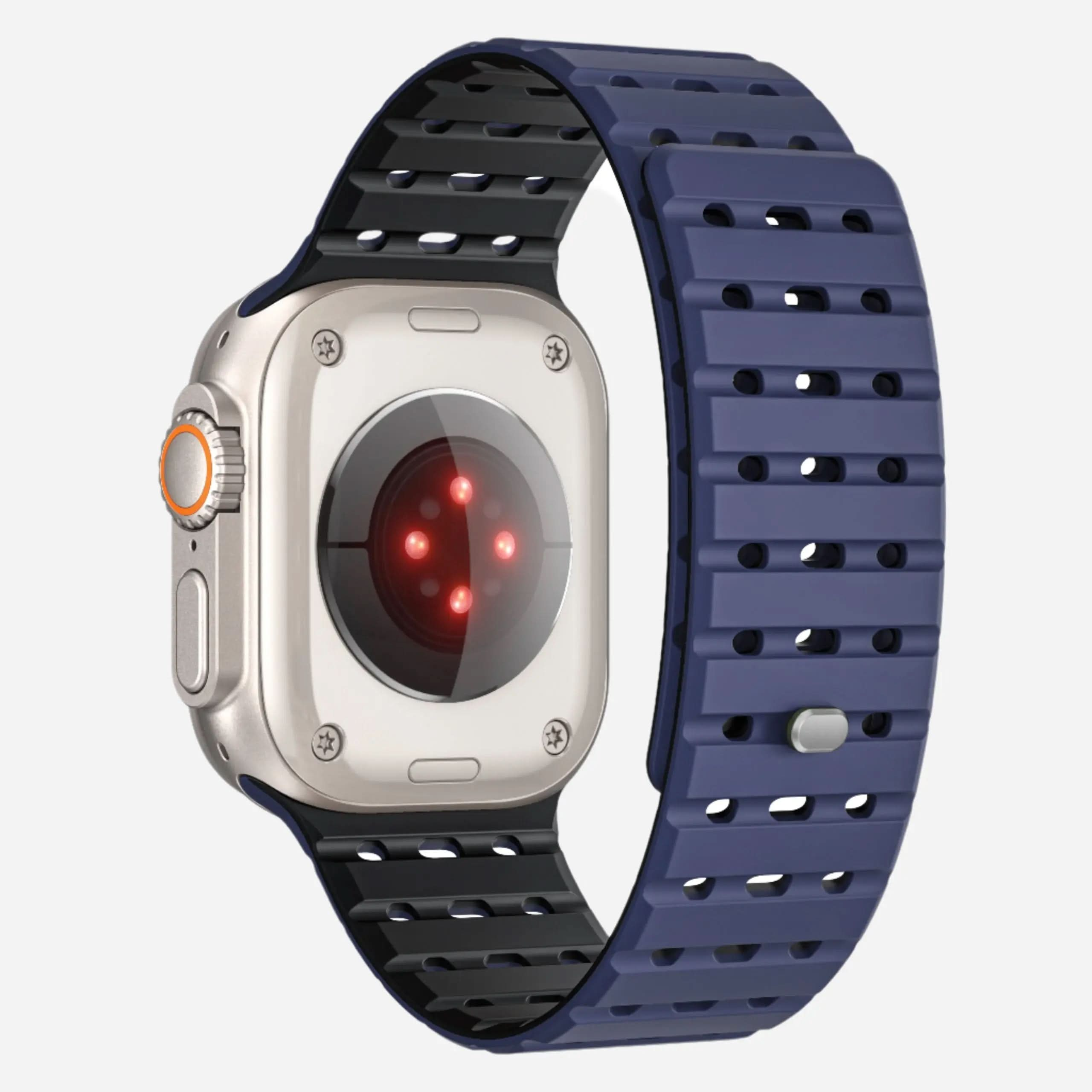 MillesTECband Apple Watch magnetisches Silikonarmband „Power“ MillesTEC