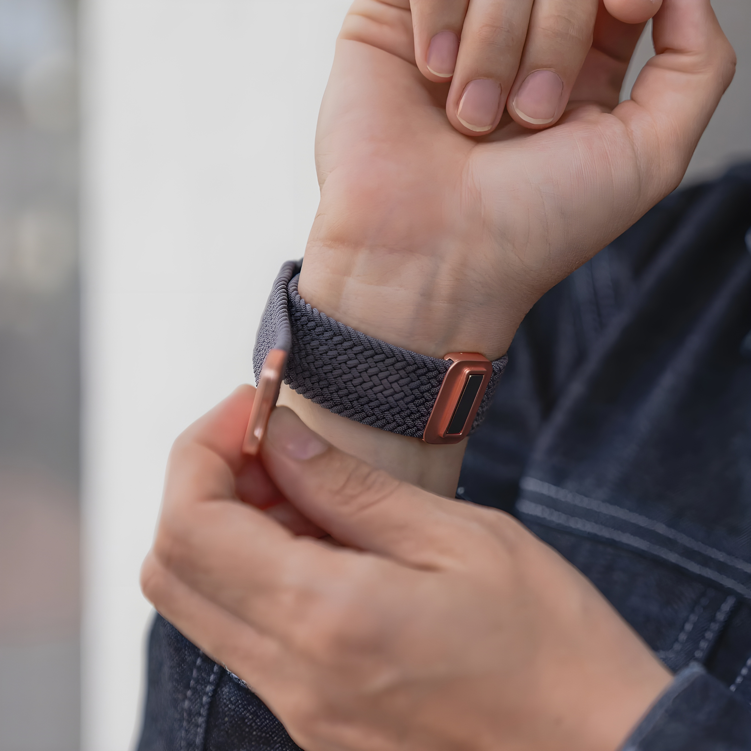 MillesTECband Geflochtenes Apple Watch Armband "Casual" mit Magnetverschluss MillesTEC