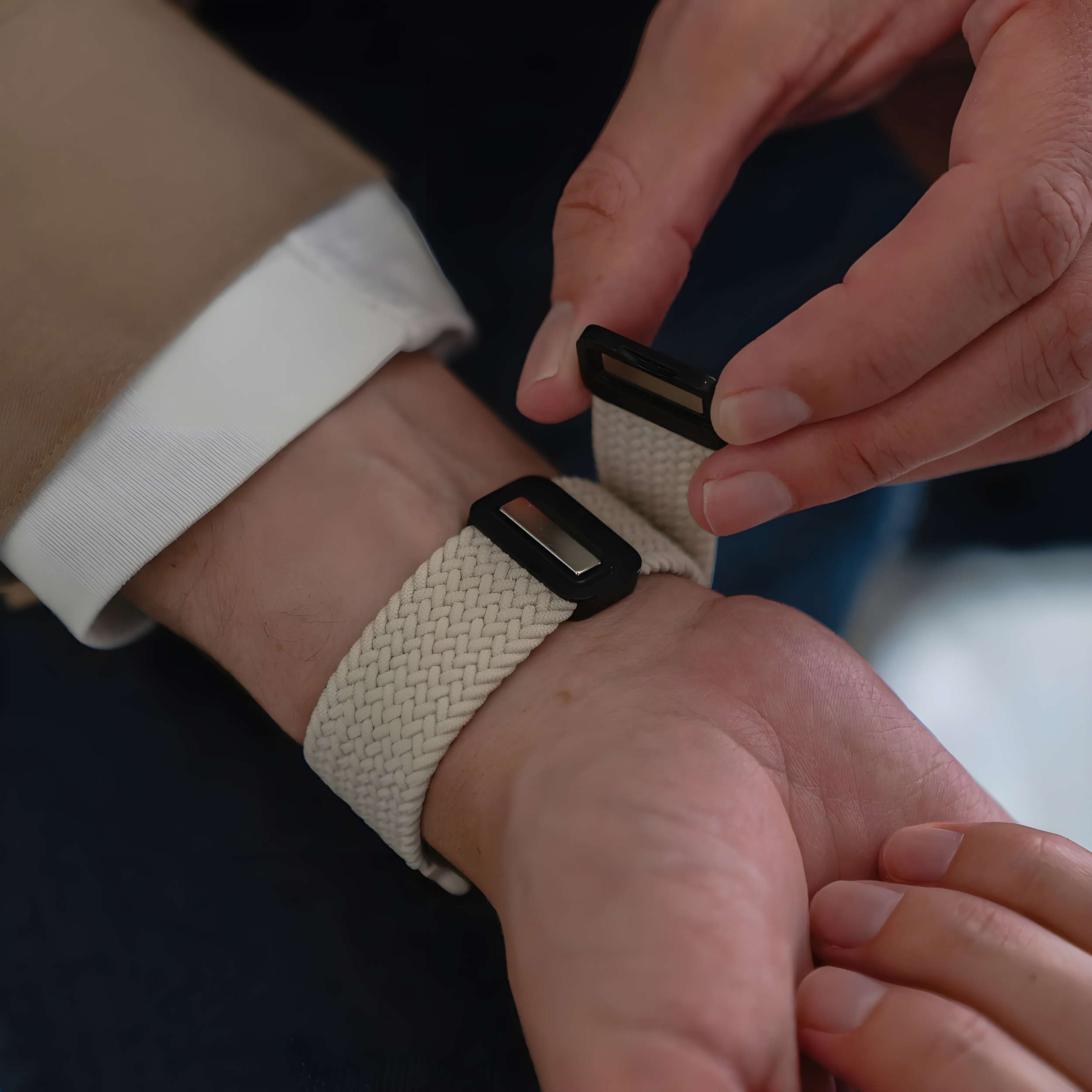 MillesTECband Geflochtenes Apple Watch Armband "Casual" mit Magnetverschluss MillesTEC