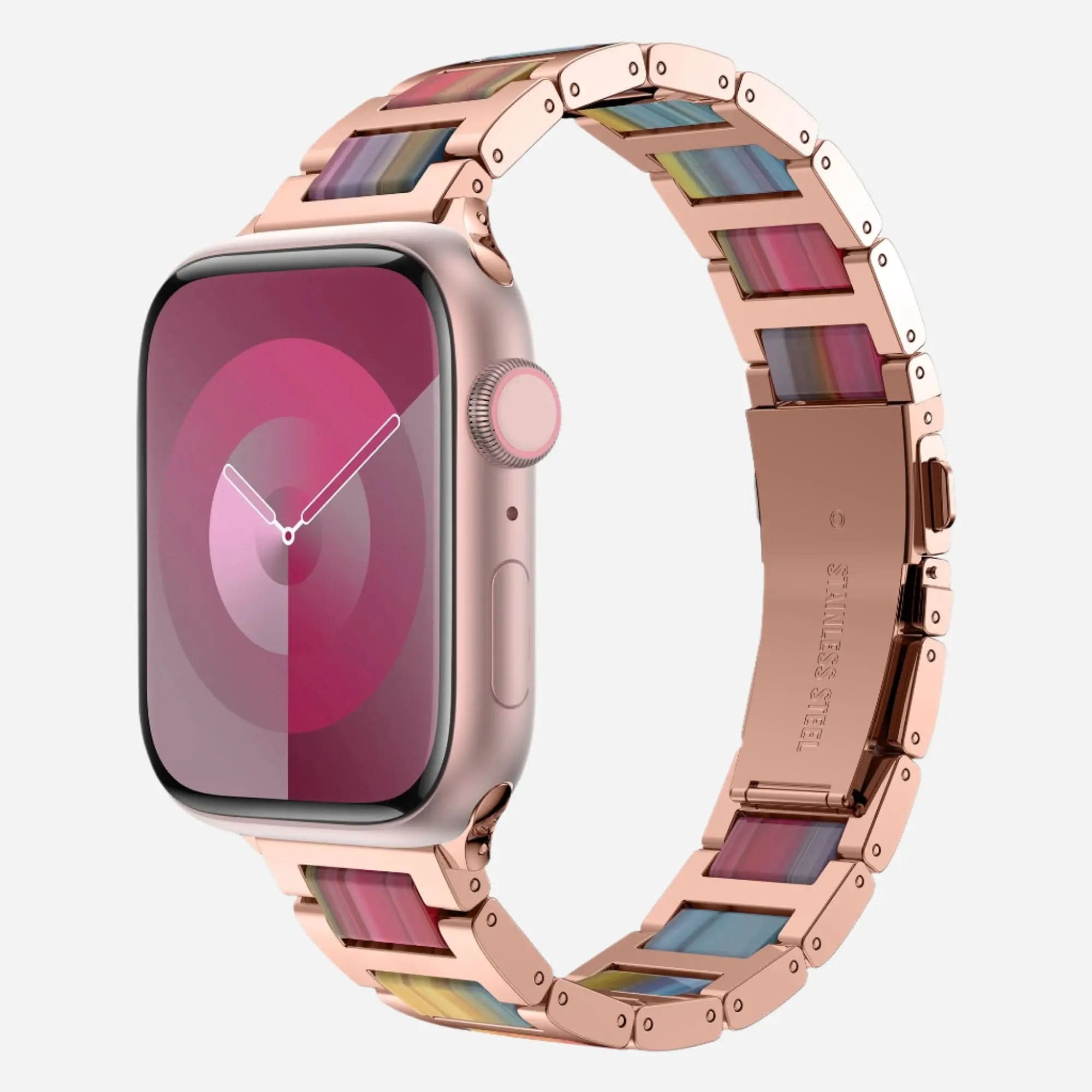 MillesTECband Apple Watch Gliederarmband "Granit" - MillesTEC