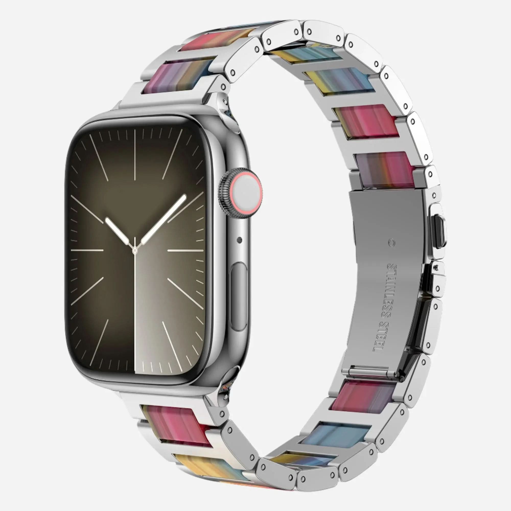 MillesTECband Apple Watch Gliederarmband "Granit" - MillesTEC