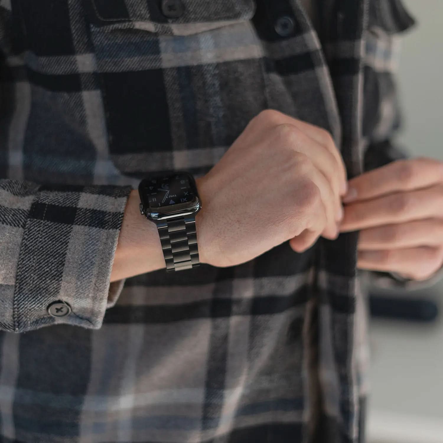 MillesTECband Apple Watch Edelstahl Gliederarmband "Adventure" - MillesTEC