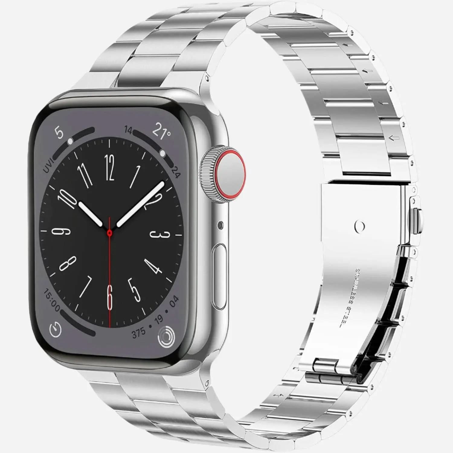 MillesTECband Apple Watch Edelstahl Gliederarmband "Adventure" - MillesTEC