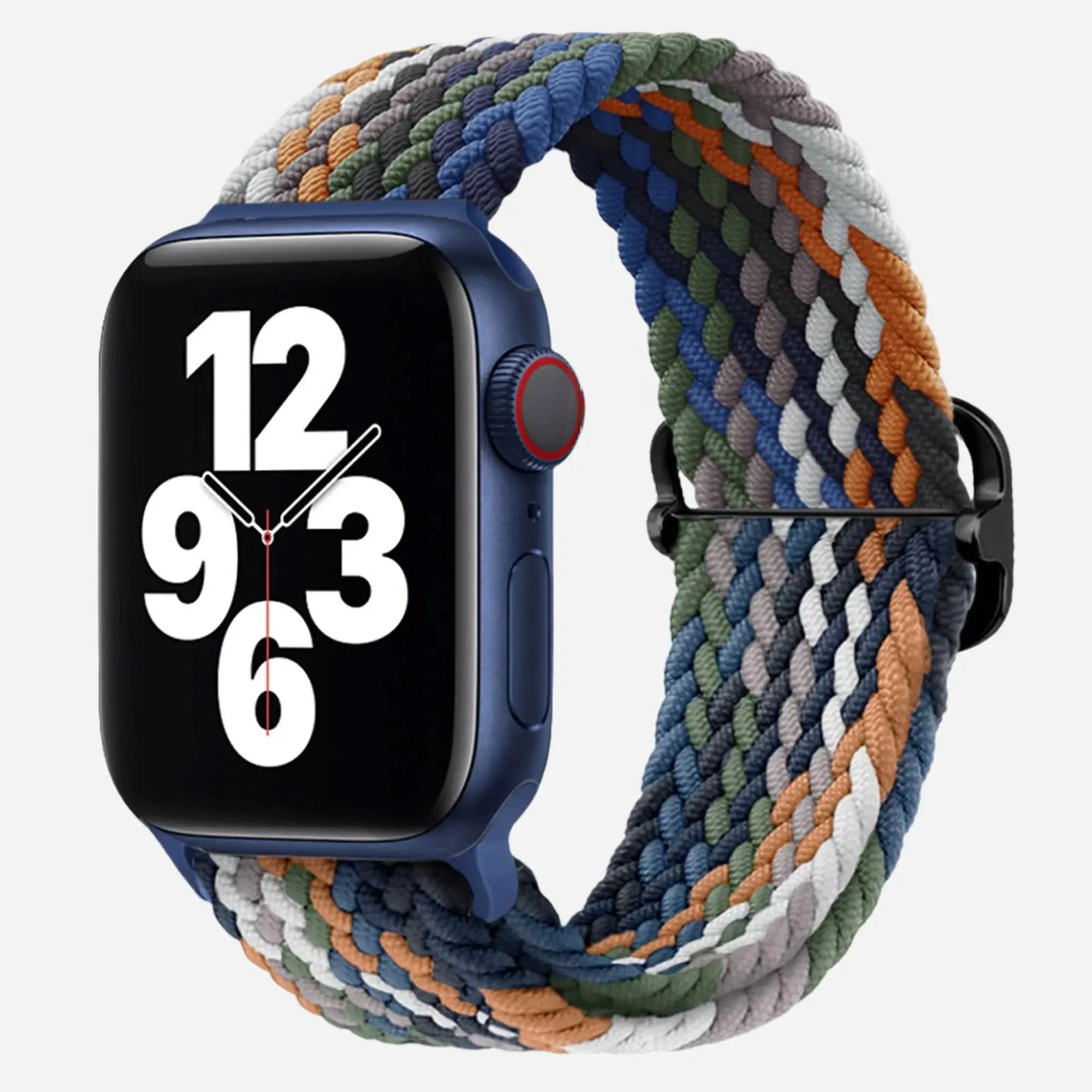 MillesTECband Apple Watch geflochtenes Flex Loop Multicolor Armband - MillesTEC