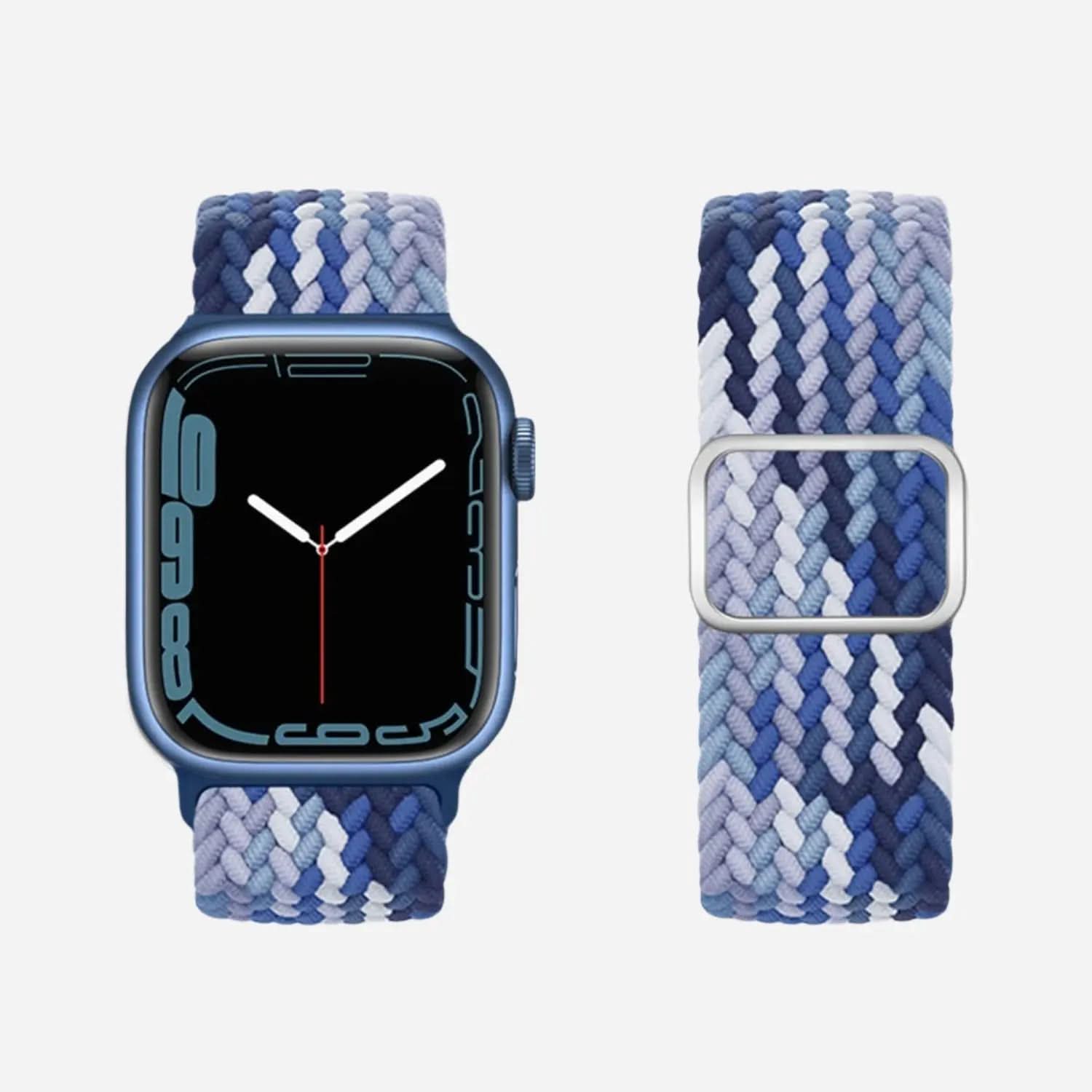 MillesTECband Apple Watch geflochtenes Flex Loop Multicolor Armband - MillesTEC