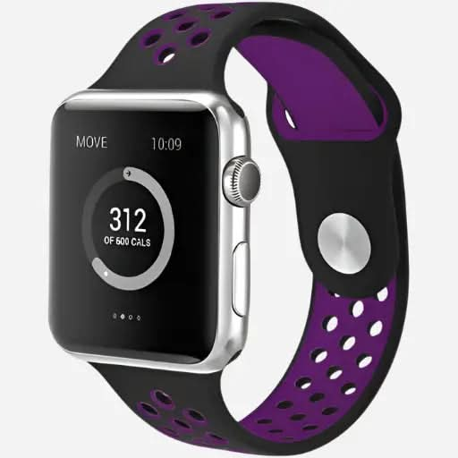 bandkult Sport Plus Silikon Apple Watch Armband Drückerschließe bandkult