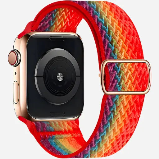 bandkult W Texture Nylon Apple Watch Armband Elastisches Band bandkult