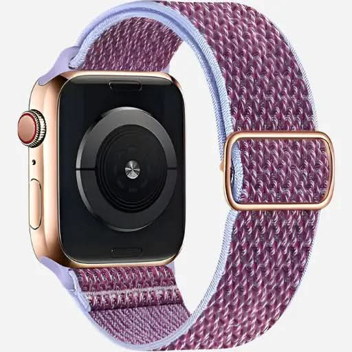 bandkult W Textuur Nylon Apple Watch Bandje Elastisch Bandje bandkult