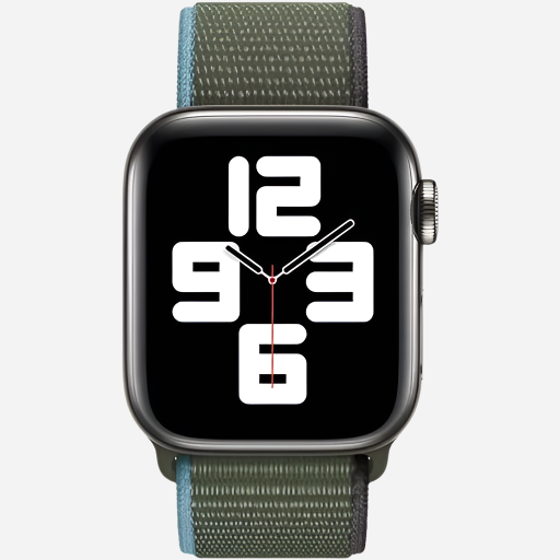 MillesTECbandr Woven Nylon Apple Watch Armband Klettverschluss MillesTEC