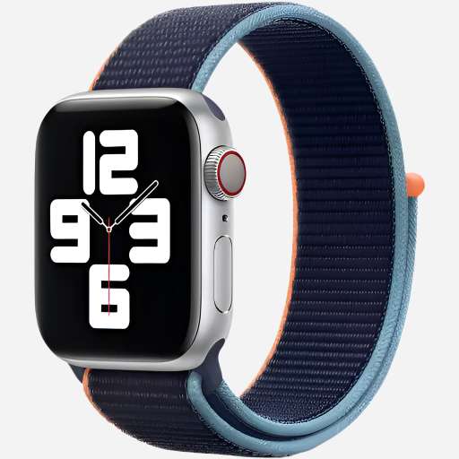 MillesTECband Woven Nylon Apple Watch Armband Klettverschluss MillesTEC