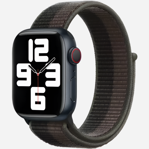 MillesTECband Woven Nylon Apple Watch Armband Klettverschluss MillesTEC