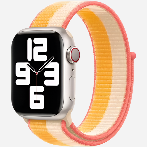 MillesTECband Woven Nylon Apple Watch Armband Klettverschluss MillesTEC