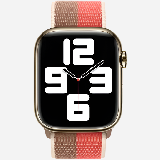 MillesTECband Woven Nylon Apple Watch Armband Klettverschluss MillesTEC